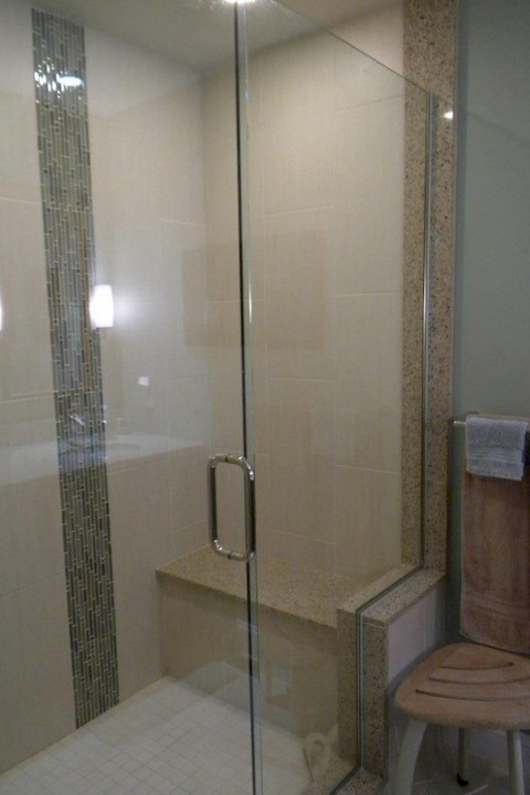 Spacious Glass Shower Doors