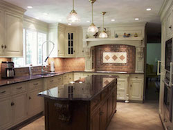 Custom Tile to Custom Cabinets